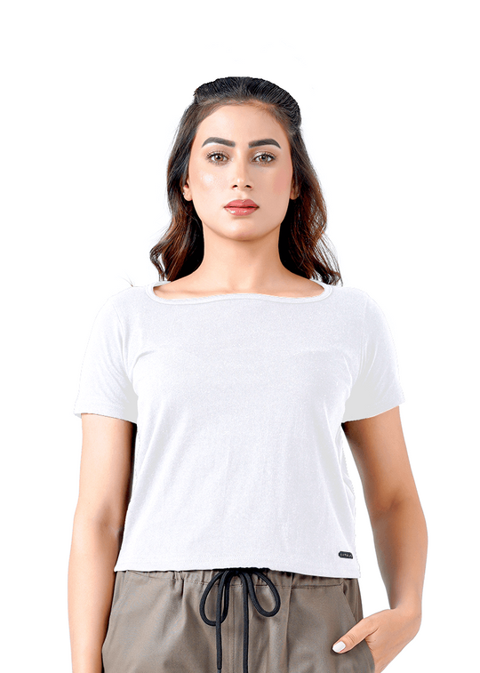 Open Aura Top - White