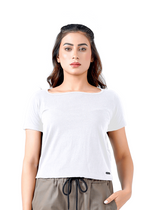 Open Aura Top - White