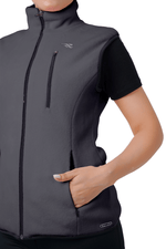 Chill Wave Polar Vest - Charcoal