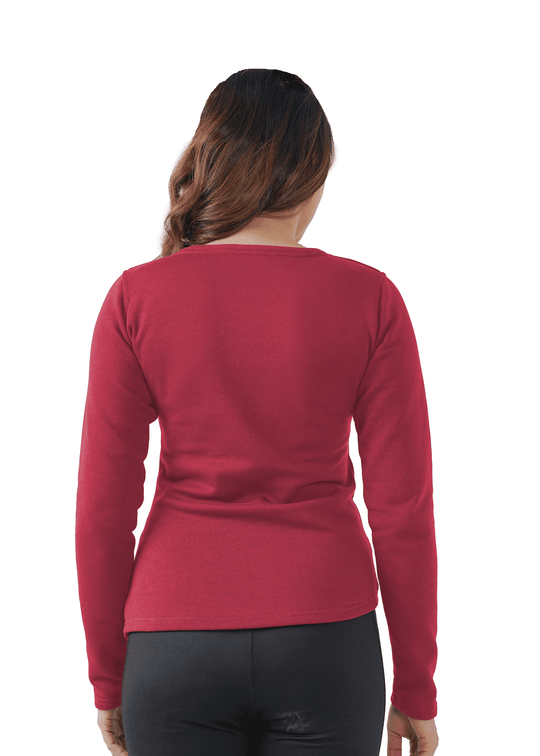 Warm Whisper Shirt - Maroon
