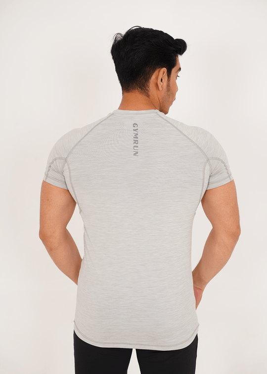Ultimate Compression Shirt - Light Grey Milange