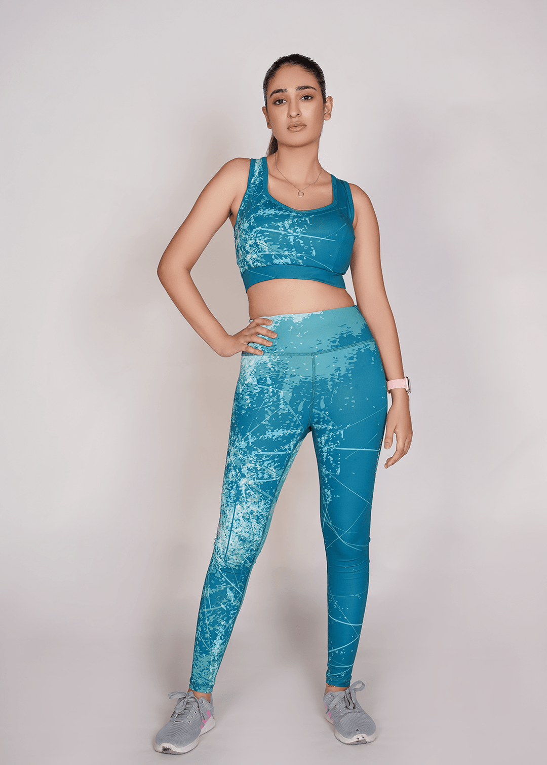Pro-Fit Sublimated Sports legging - Blue