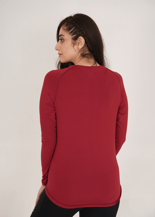 High-Tech Long Sleeve - Maroon