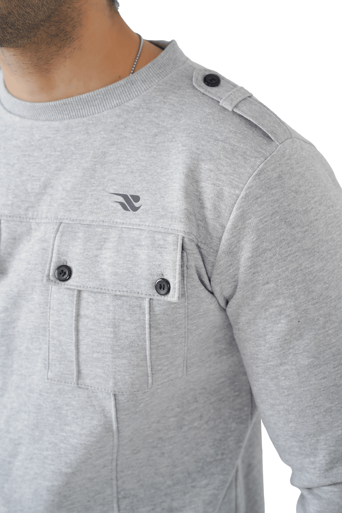 Soft Nest Fleece Shirt - Heather Grey