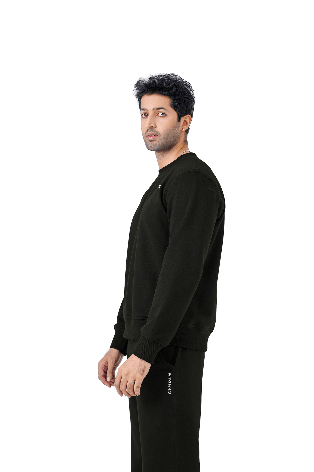 Lounge Ease Fleece Pullover - Black