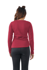 Warm Whisper Shirt - Maroon