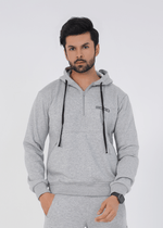 Crest Hoodie - Heather Grey