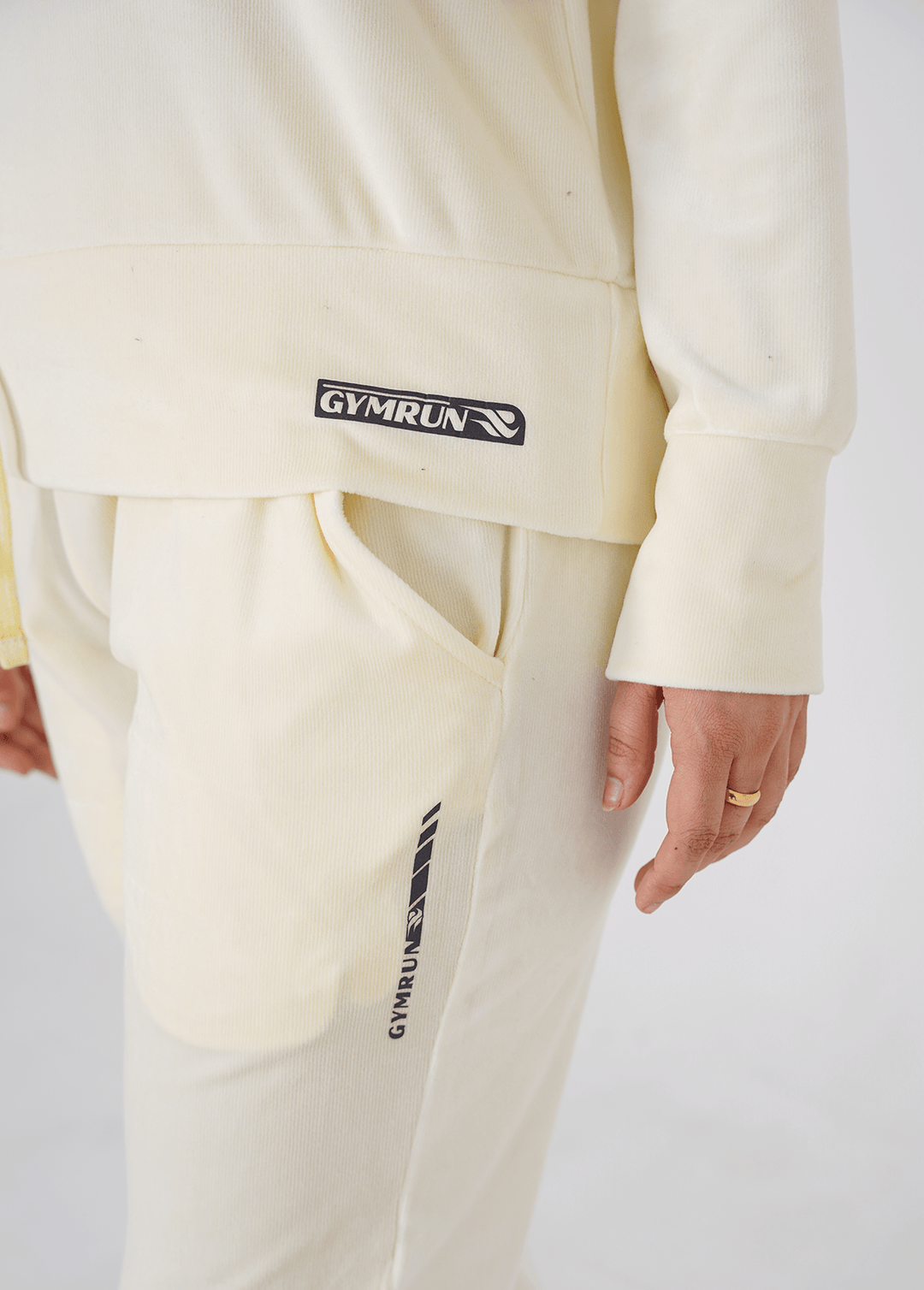 Rib Lounging Hoodie - Off White