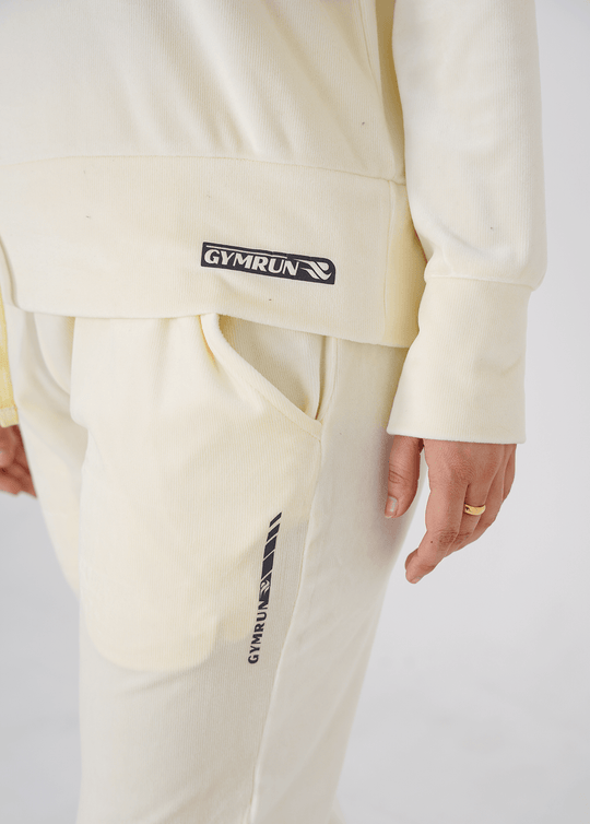 Rib Lounging Hoodie - Off White