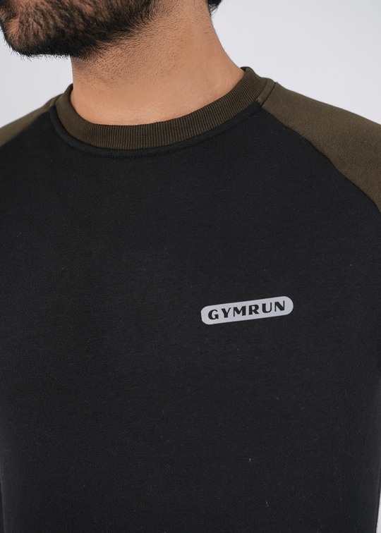 Rhythm Track Suit - Black/Olive