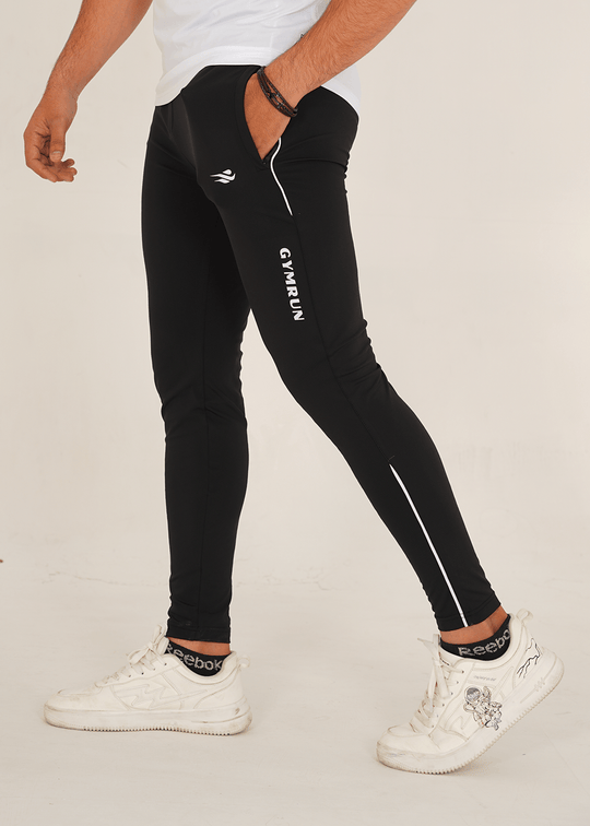 Pro-Fit Men's Performance Trousers - Black White
