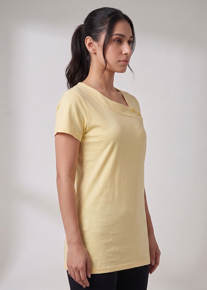 Elara Softline Top - Yellow