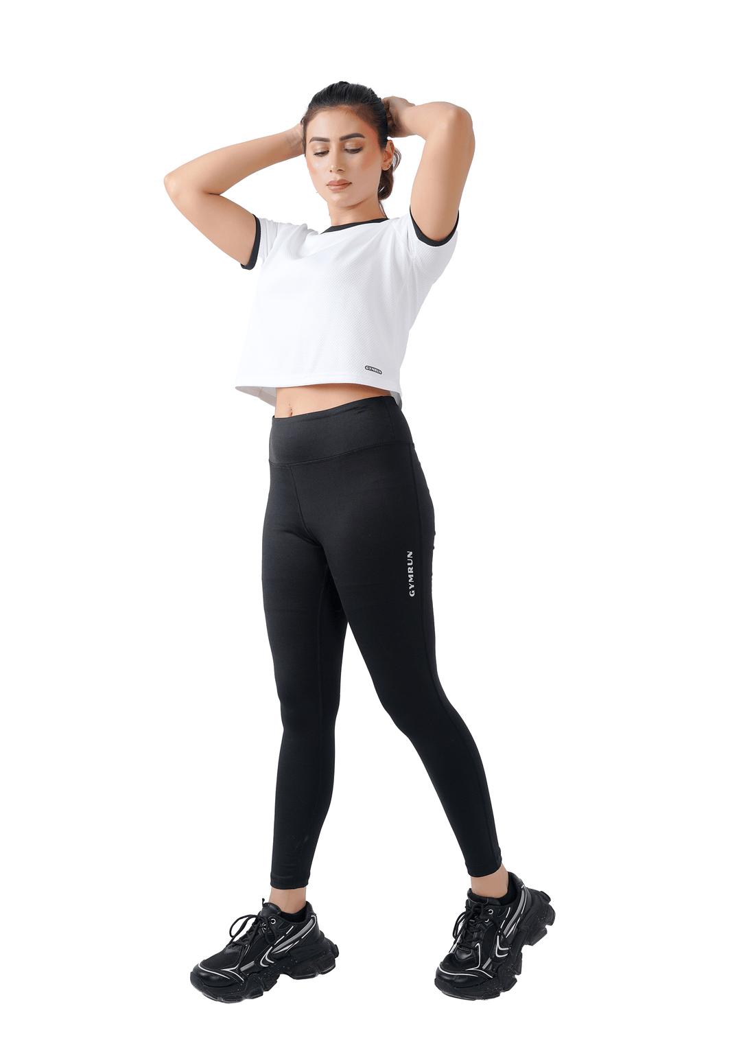 Warm Vibes Crop - White