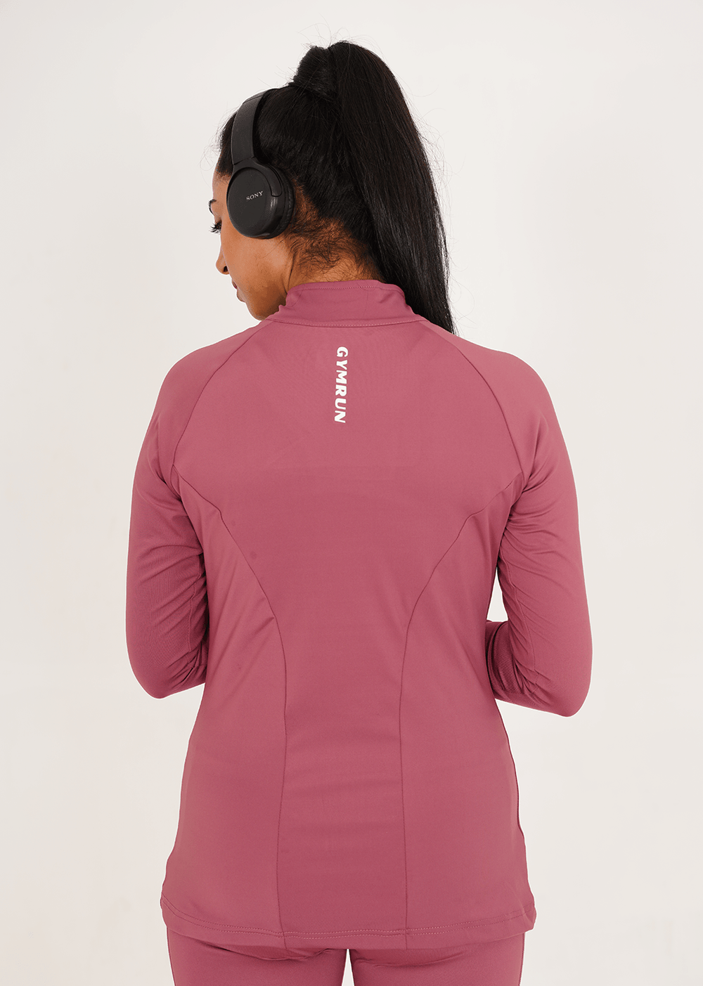 Ladies Compression Zipper - Tea Pink
