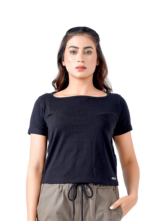 Open Aura Top - Black