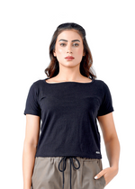 Open Aura Top - Black