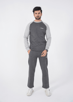 Rhythm Track Suit - Charcoal/Heather Grey