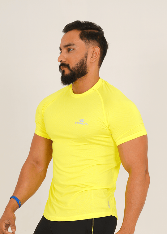 Hydro Mesh Tee - Neon Yellow