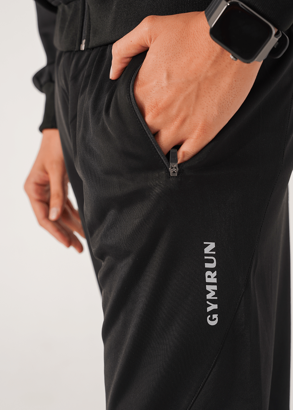 Men Motion Tricot Trouser - Black