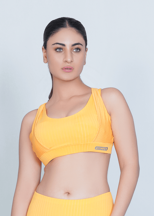 Classic Vent Sports Bra - Yellow