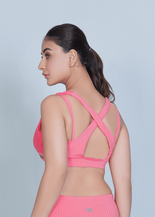 Classic Vent Sports Bra - Pink