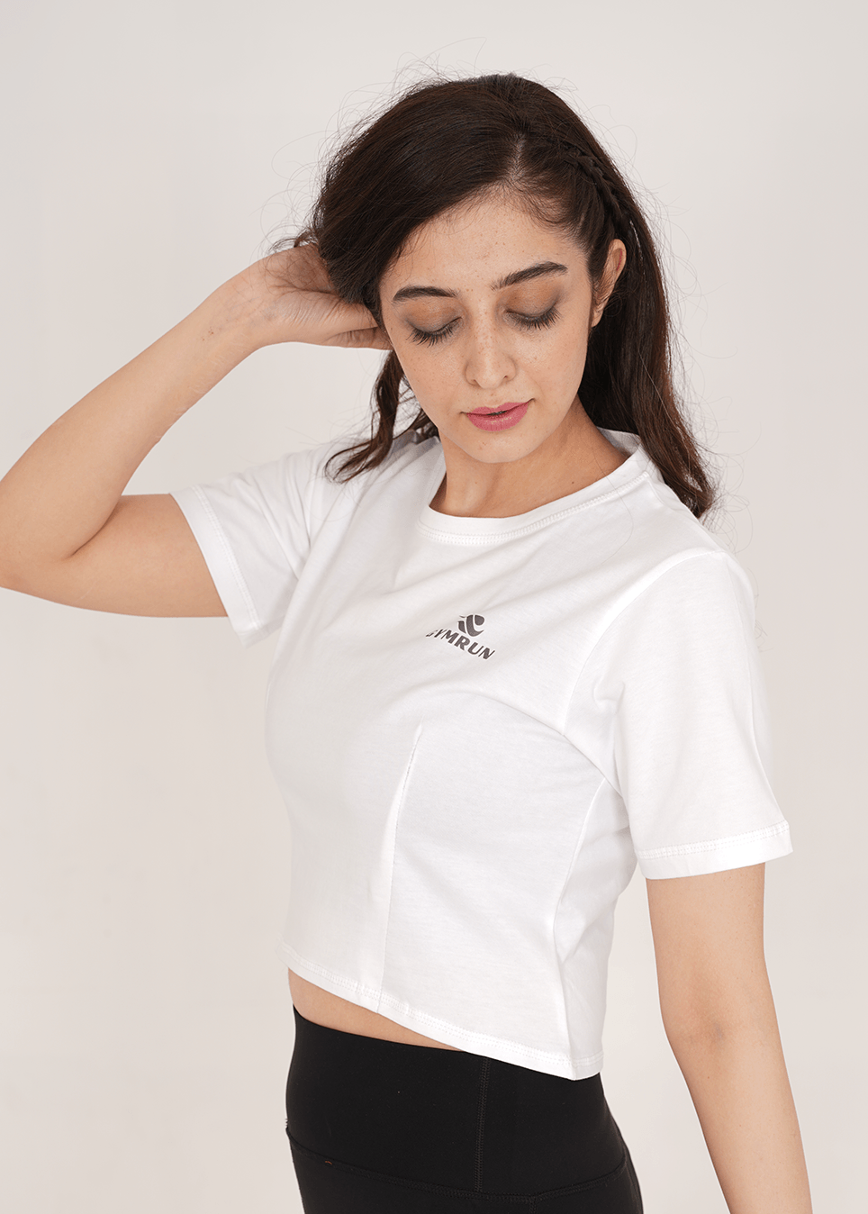 Oversized Crop T-Shirt - White