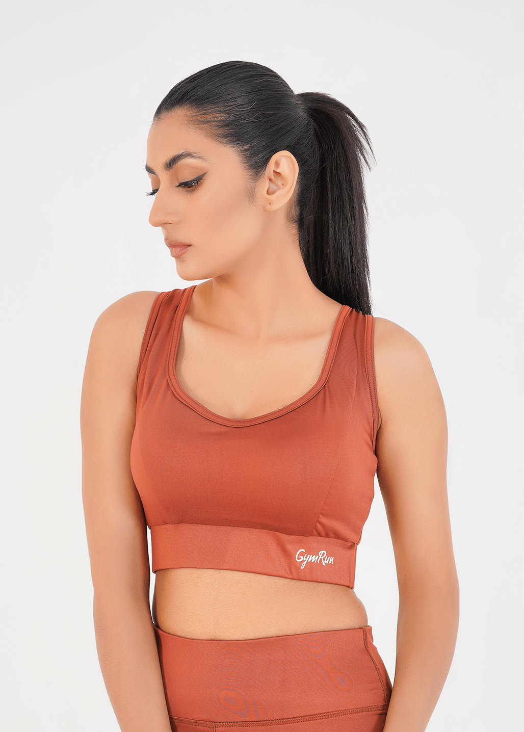 Ladies Basic Performance Sports Bra - Intense Rust