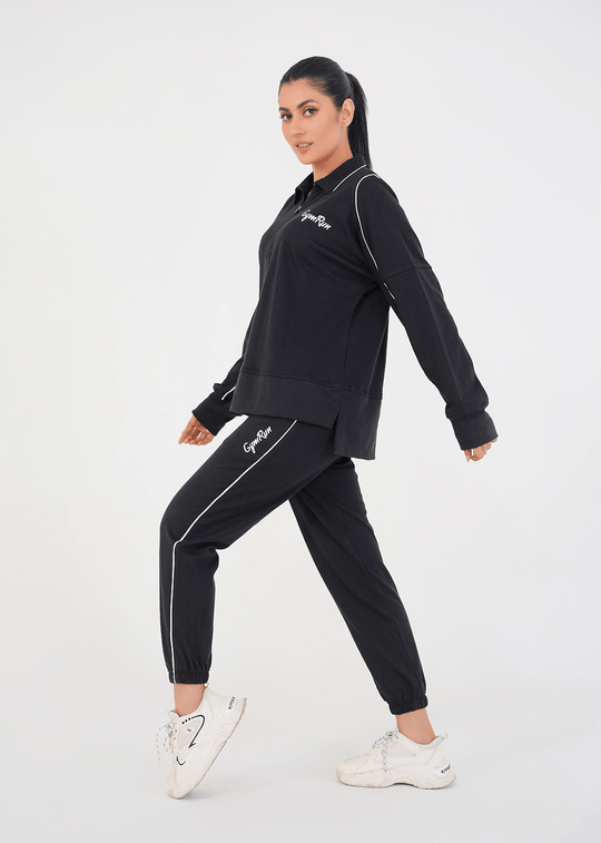 Ease Flex Track Suit - Black