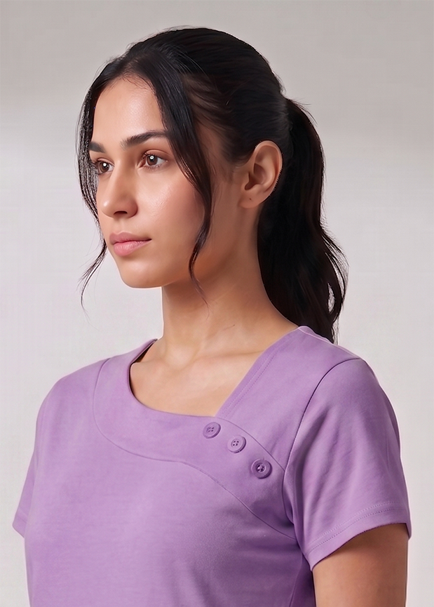 Elara Softline Top - Violet