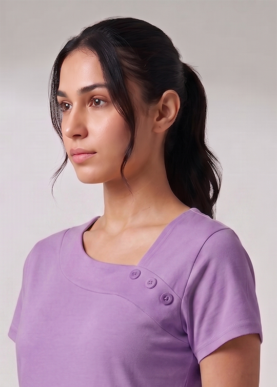 Elara Softline Top - Violet