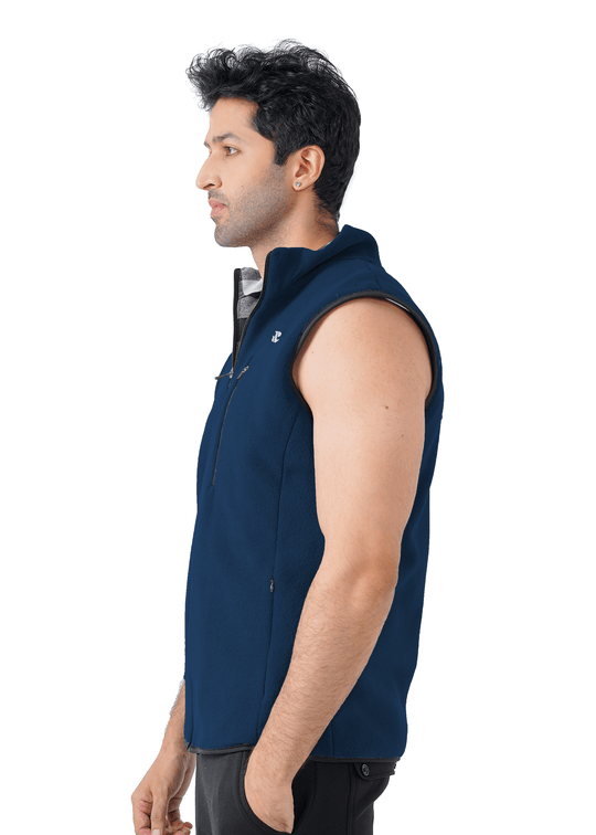 Comfy Polar Vest - Navy