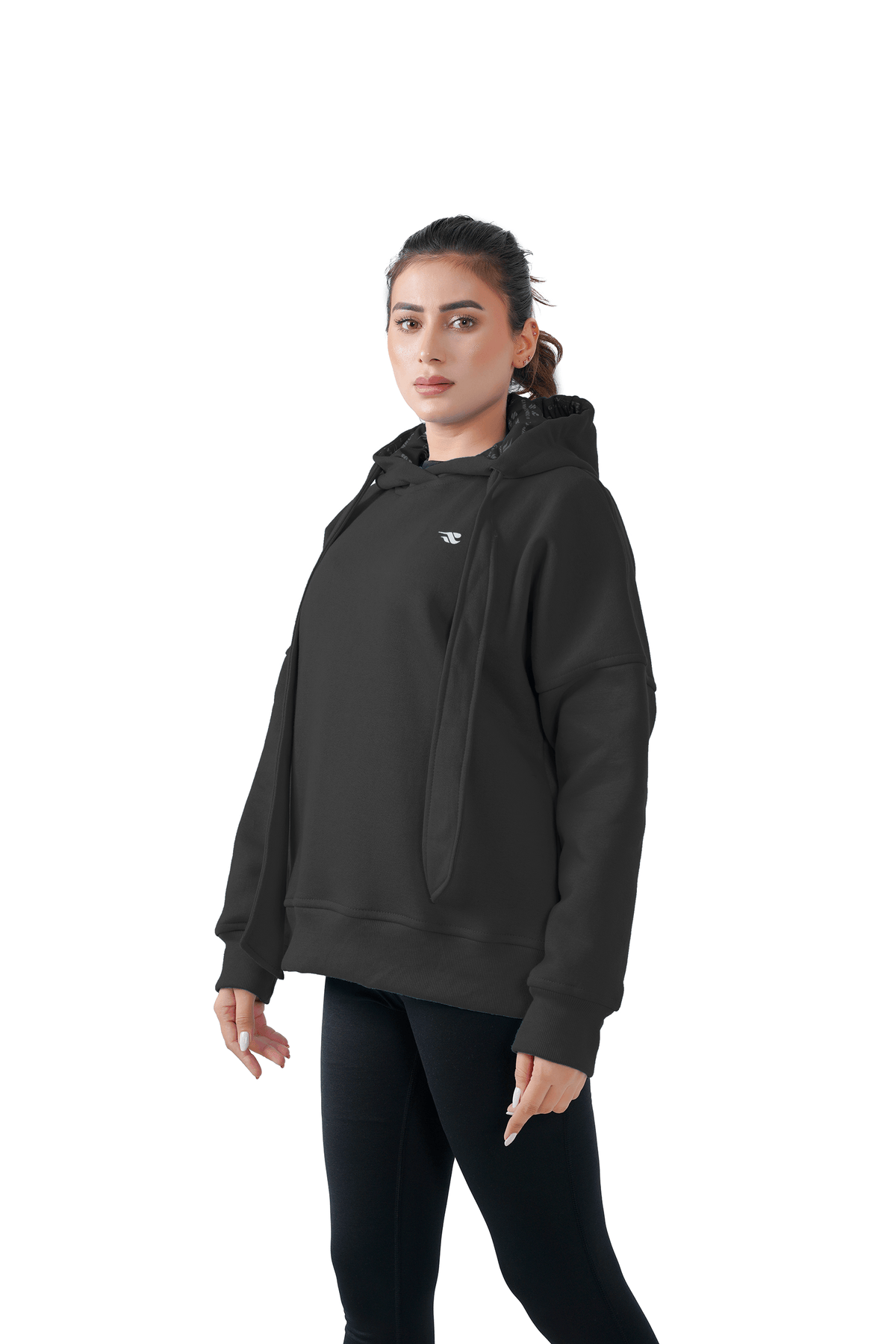 Fusion Oversized Hoodie - Black