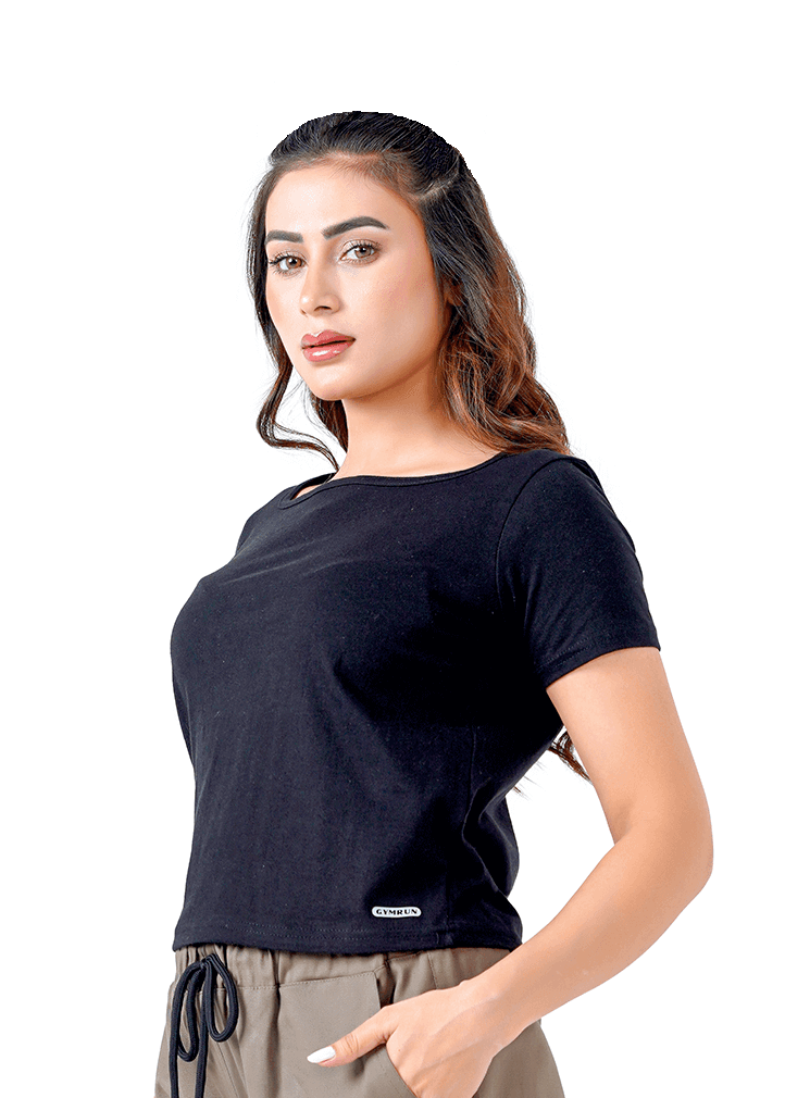 Open Aura Top - Black