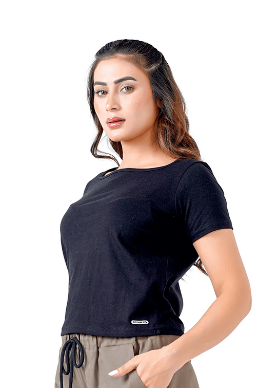 Open Aura Top - Black