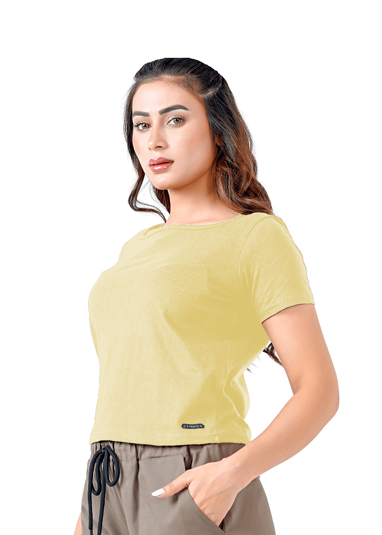 Open Aura Top - Lemon
