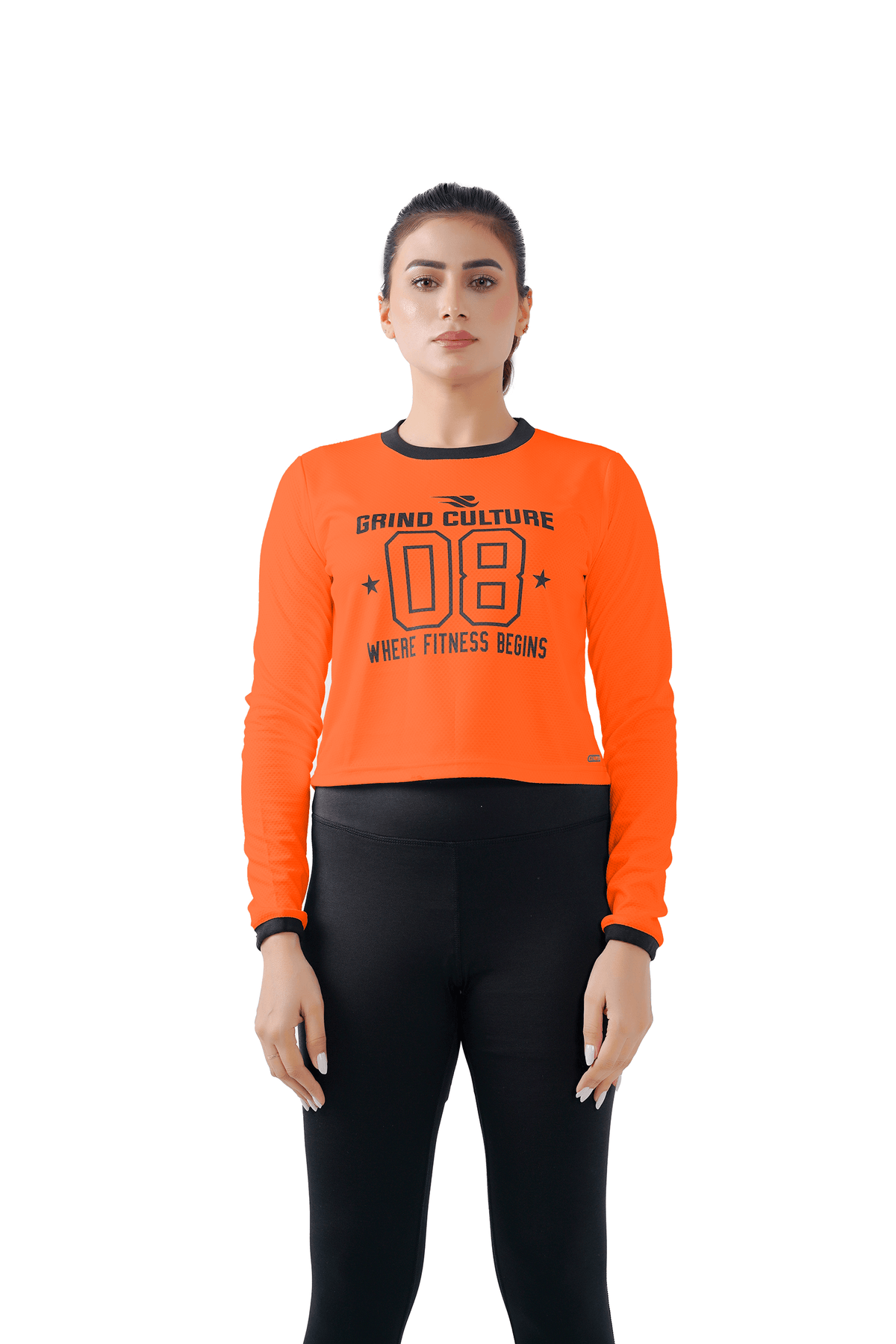 Warm Vibes Full Sleeves Top - Orange