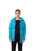 Plush Zippered Hoodie - Turqoise