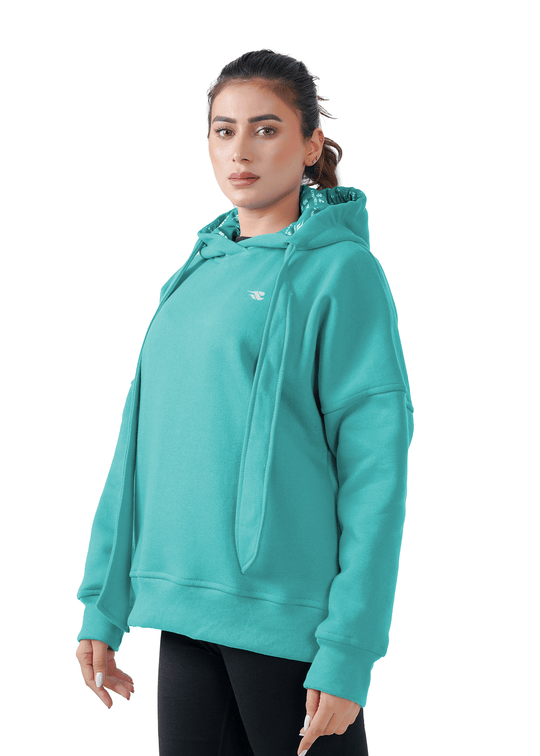 Fusion Oversized Hoodie - Teal
