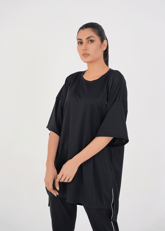 Oversized Modest T-shirt - Black