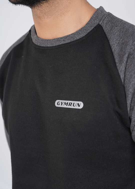 Rhythm Crew Sweat shirt - Black/Charcoal