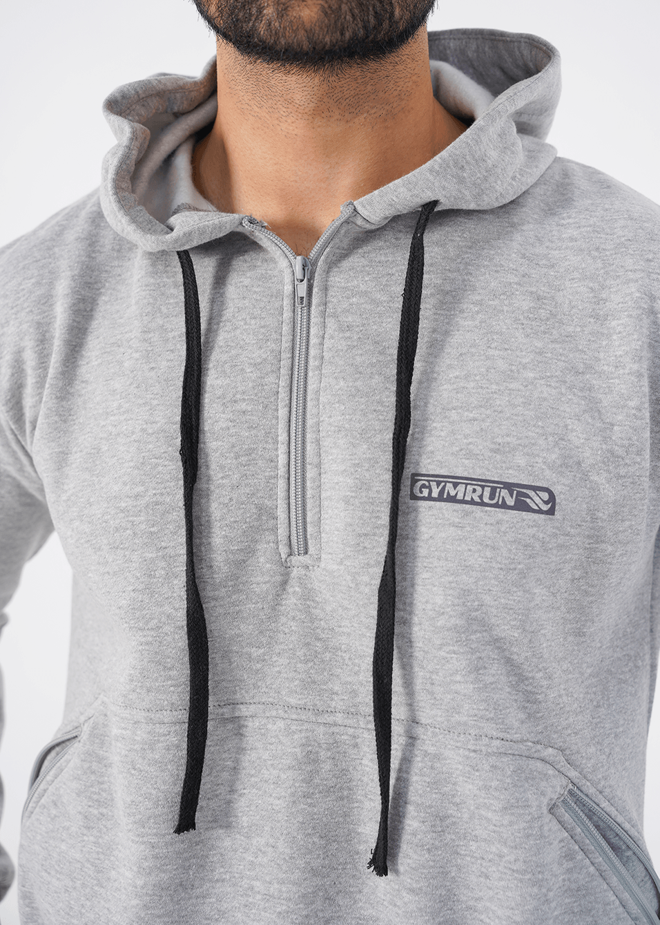 Crest Hoodie - Heather Grey