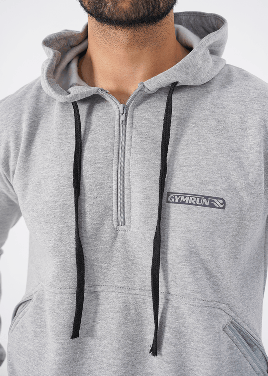 Crest Hoodie - Heather Grey