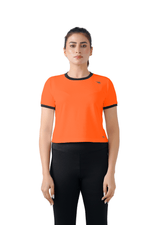 Warm Vibes Crop - Orange