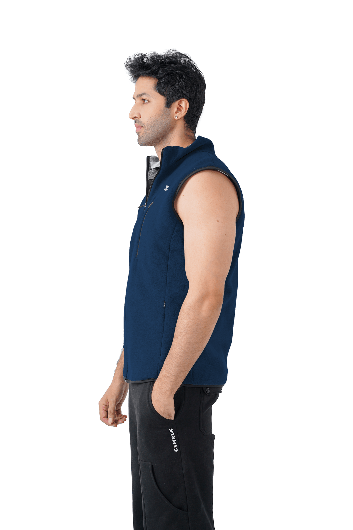 Comfy Polar Vest - Navy