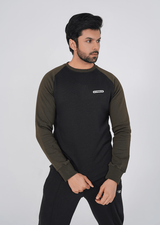 Rhythm Track Suit - Black/Olive