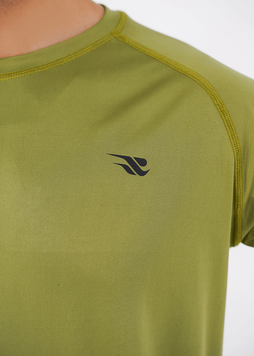 Men's Basic Performance T-Shirt - Olive Green