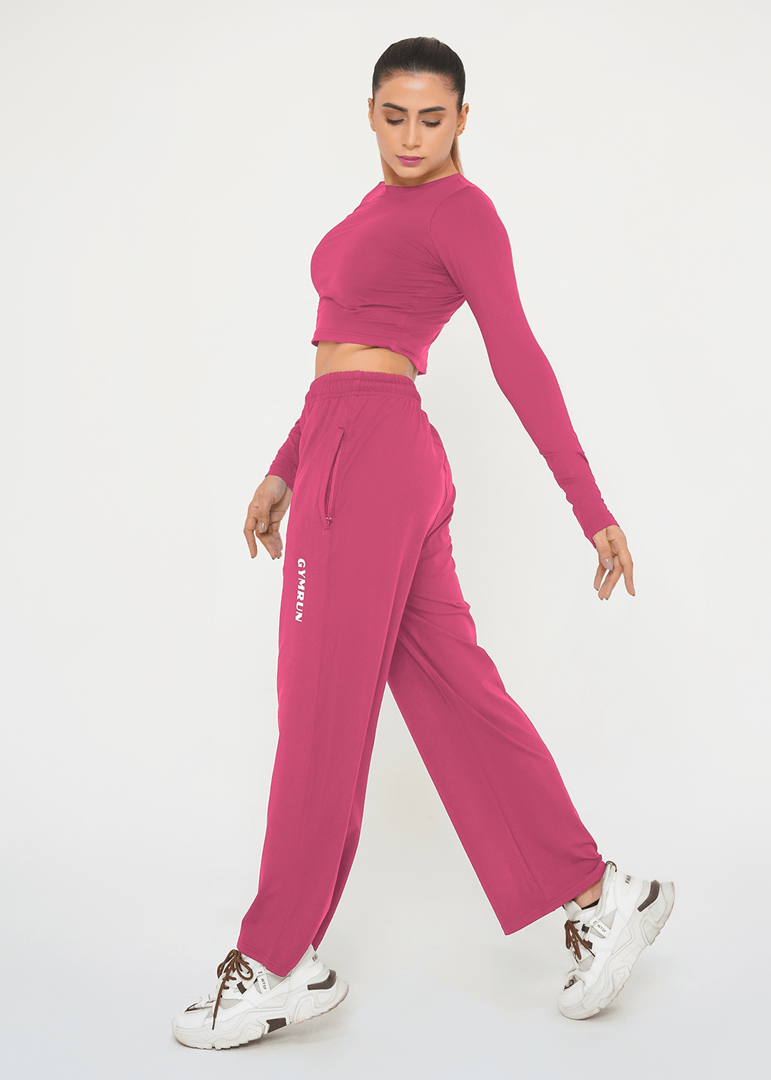 Apex Aero Crop Top - Deep Plum