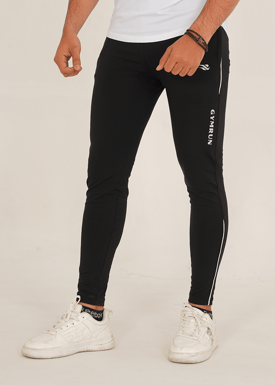 Pro-Fit Men's Performance Trousers - Black White