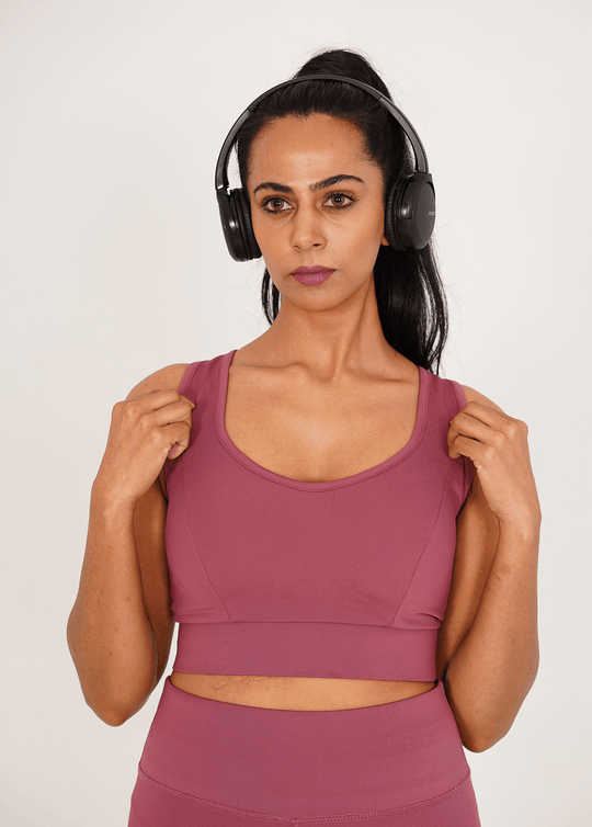 Pro-Fit Padding Sports Bra - Tea Pink