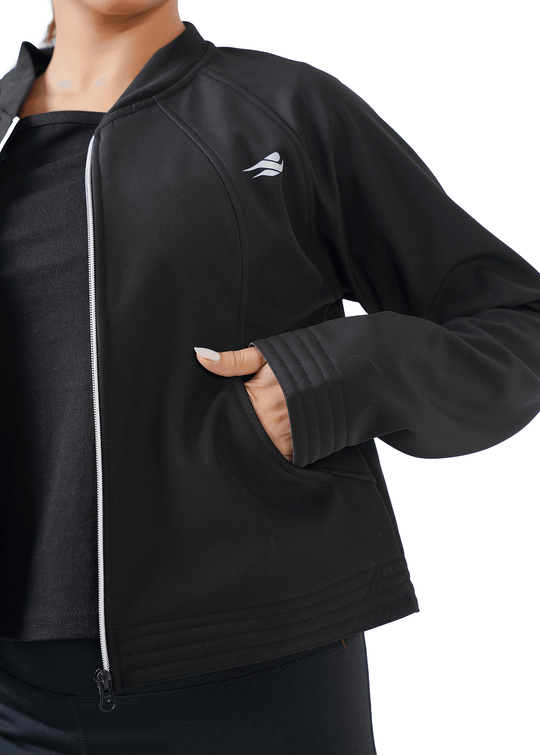 Frost Nest Cropped Jacket - Black